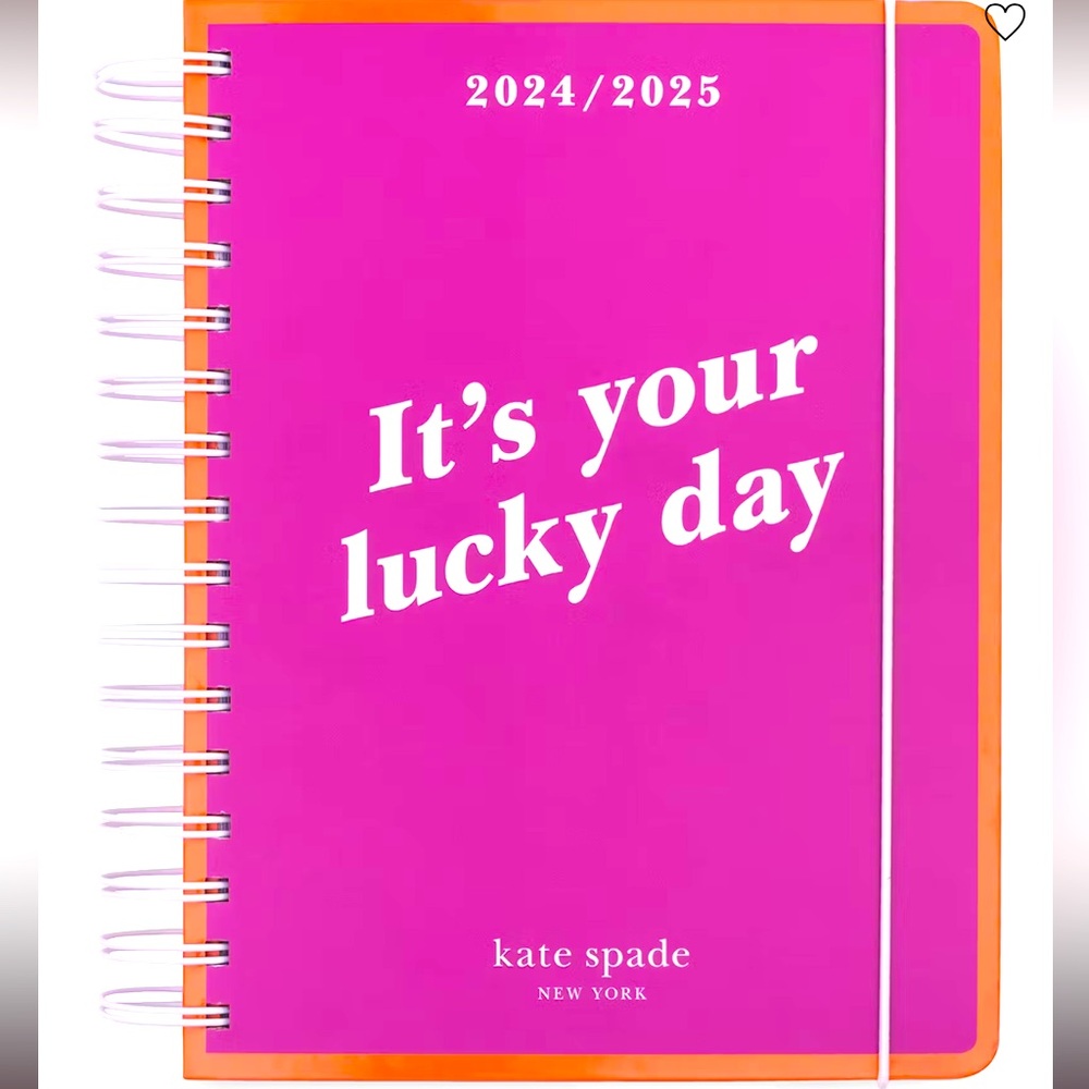 Kate Spade Fuchsia Spiral Planner